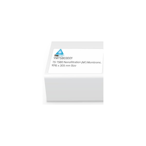 TriSep Flat Sheet Membrane, TS80, PA, NF, 1016 x 305mm, 1/Pk